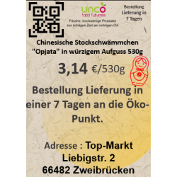 Chinesische Stockschwämmchen "Opjata" in würzigem Aufguss 530g